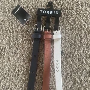 NWT torrid plus size 3 belts